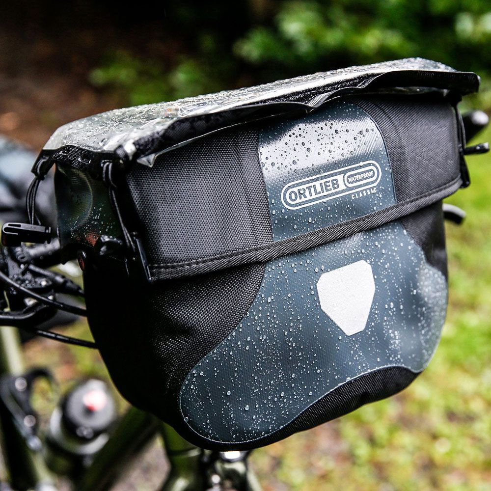rennrad tasche ortlieb Handlebar Bag Ultimate 6 Classic Medium 7 L Black – (ME•CHAN•IC)/bicycle pro shop