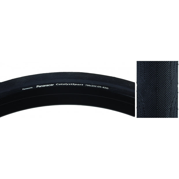 PANARACER - TIRE PAN CATALYST SPORT 700x25 WIRE BK/BK