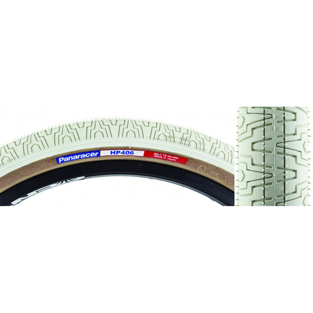 PANARACER - TIRE PAN HP406 20x1.75 WIRE WH/YSK