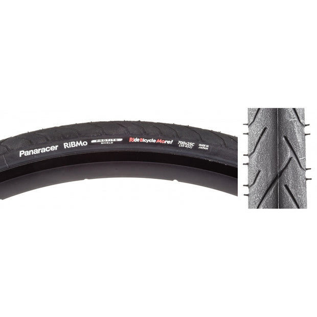 PANARACER - TIRE PAN RiBMO PROTITE 700x25 WIRE BK/BK