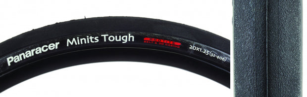 PANARACER - TIRE PAN MINITS TOUGH PROTITE 20x1.25 WIRE BK/BK