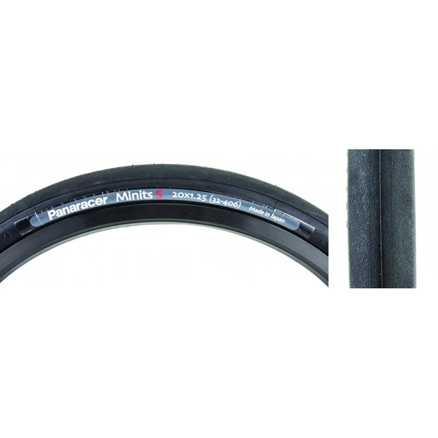 PANARACER - TIRE PAN MINITS S 20x1.25 WIRE BK/BK