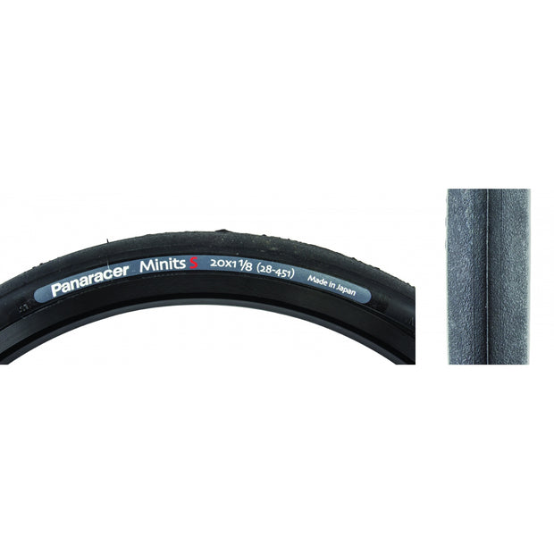 PANARACER - TIRE PAN MINITS S 20x1-1/8 WIRE BK/BK