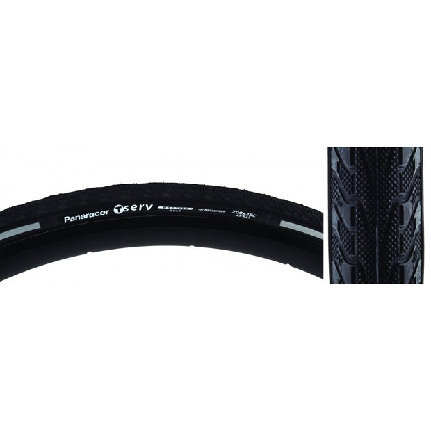 PANARACER - TIRE PAN TSERV PROTITE 700x25 FOLD BK/BK/REF