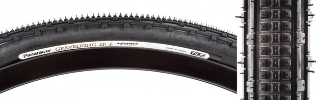 PANARACER - TIRE PAN GRAVELKING SK+ 700x35 FOLD TBLS BK/BK