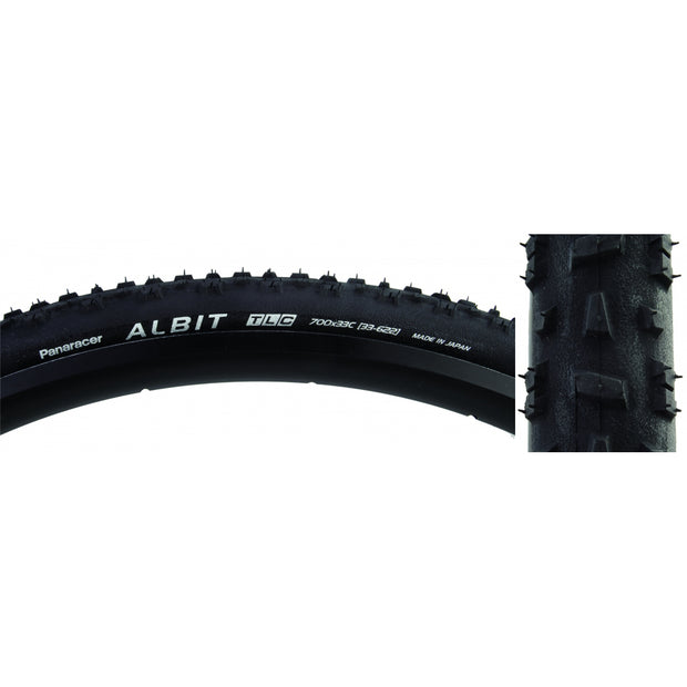 PANARACER - TIRE PAN ALBIT 700x33 FOLD TBLS BK/BK