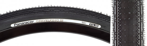 PANARACER - TIRE PAN GRAVELKING SS 700x43 FOLD TBLS BK/BK