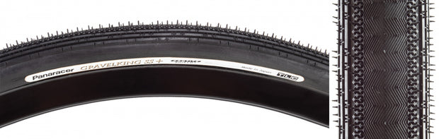 PANARACER - TIRE PAN GRAVELKING SS+ 700x35 FOLD TBLS BK/BK