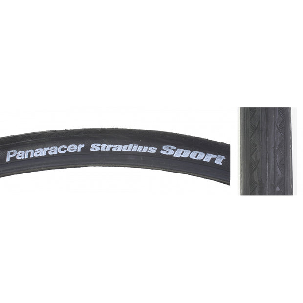 PANARACER - TIRE PAN STRADIUS SPORT 700x23 WIRE BK/BK