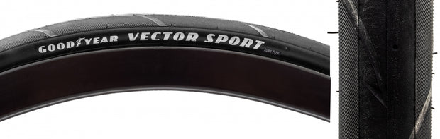 GOODYEAR - TIRE GOODYEAR VECTOR SPORT 700x25 BK FOLD HP/DUAL/RSH