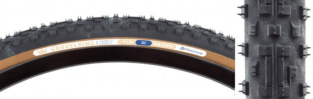 PANARACER - TIRE PAN GRAVELKING EXT 700x38 FOLD TBLS BK/BN (O)