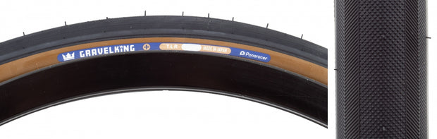 PANARACER - TIRE PAN GRAVELKING+ 700x30 FOLD TBLS BK/BN (O)