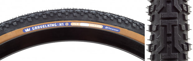 PANARACER - TIRE PAN GRAVELKING X1+ 700x45 FOLD TBLS BK/BN