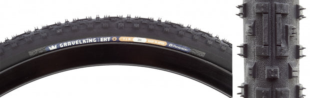 PANARACER - TIRE PAN GRAVELKING EXT+ 700x38 FOLD TBLS BK/BK (O)