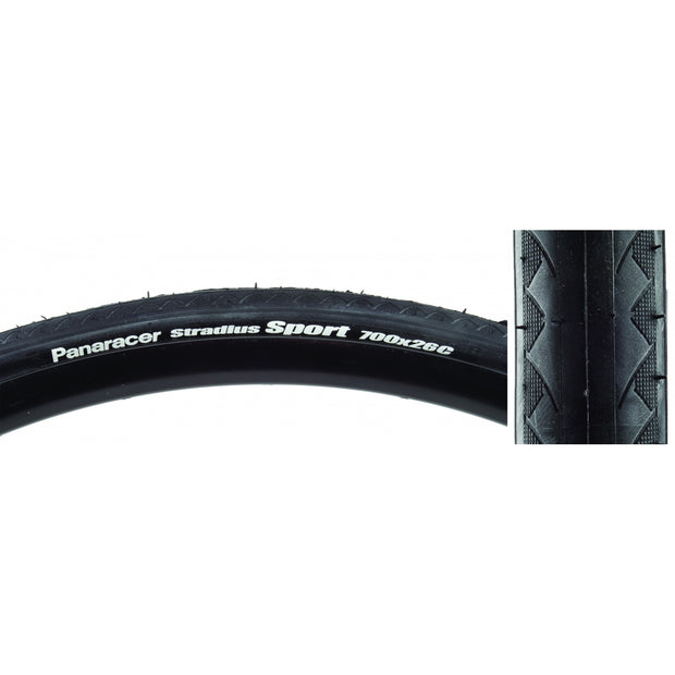 PANARACER - TIRE PAN STRADIUS SPORT 700x26 FOLD BK/BK