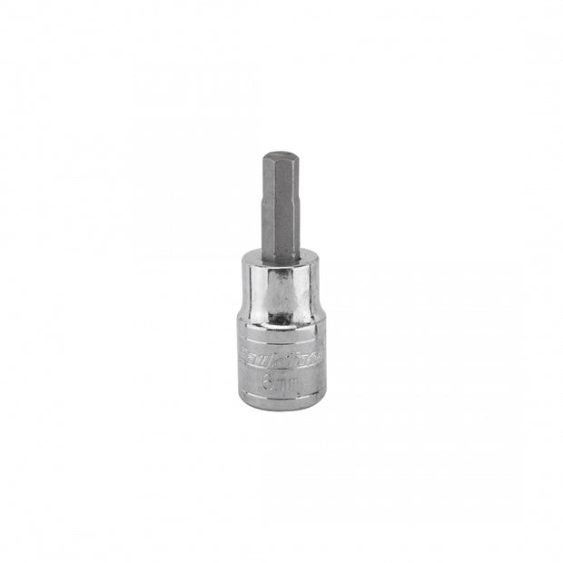 PARK TOOL - TOOL SOCKET 3/8 DRIVE PARK 1666 HEX BIT 6mm 26.5mmLONG