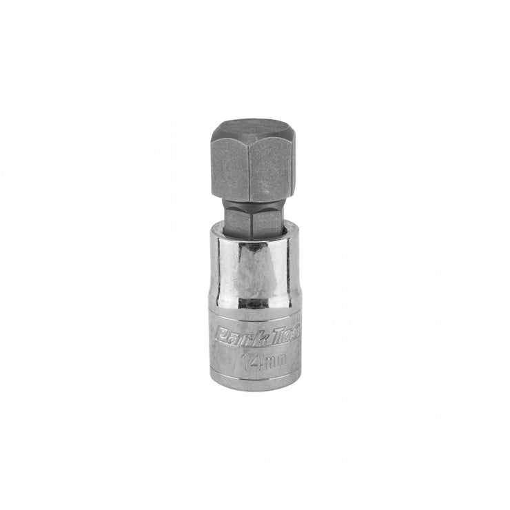 PARK TOOL - TOOL SOCKET 3/8 DRIVE PARK 1667 HEX BIT 14mm 26.5mmLONG