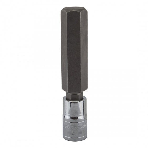 PARK TOOL - TOOL SOCKET 3/8 DRIVE PARK 2665 HEX BIT 15mm 68mmLONG