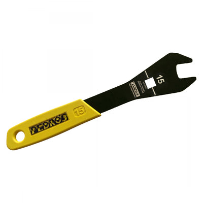 PEDROS - TOOL HUB CONE WRENCH PEDROS PRO 15mm YL/BK