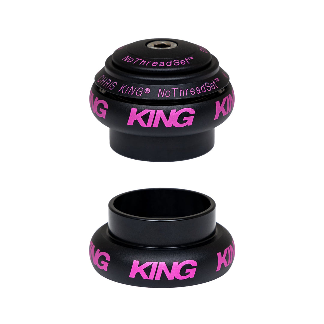 Chris King NoThreadSet - Two Tone Black Punch