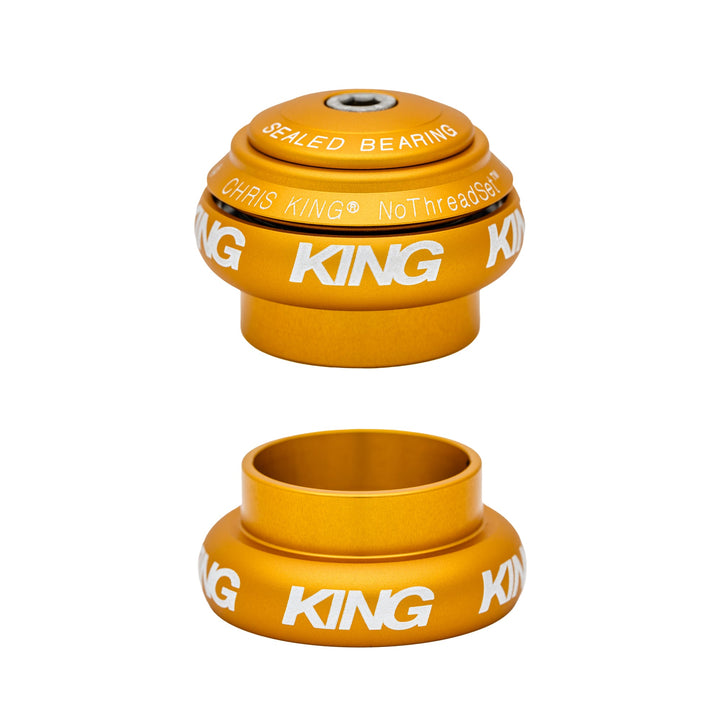 Chris King NoThreadSet - Matte Gold 50th
