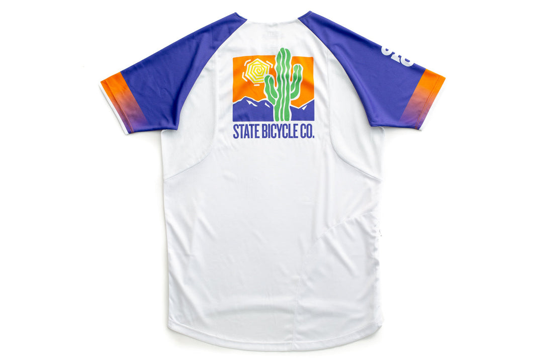 State Bicycle Co. - "Cactus Drip" - All-Road Tech-T Jersey - Sustainable Clothing Collection