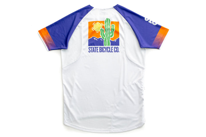 State Bicycle Co. - "Cactus Drip" - All-Road Tech-T Jersey - Sustainable Clothing Collection