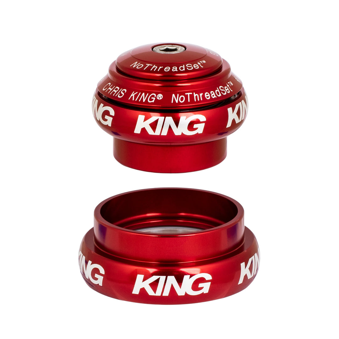 Chris King Tapered NoThreadSet EC34|EC44 1-1/4" - Red