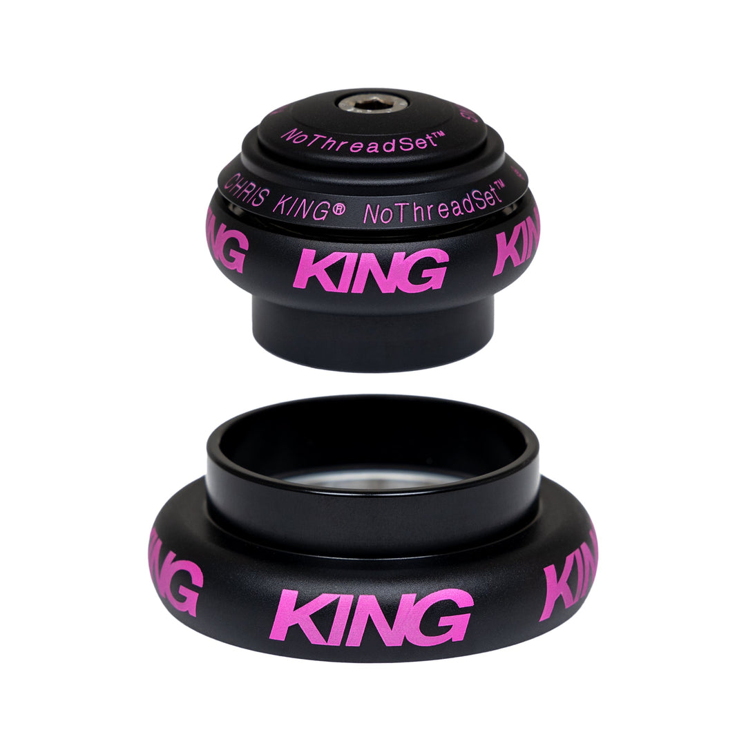 Chris King Tapered NoThreadSet EC34|EC44 1-1/2" - Two Tone Black Punch