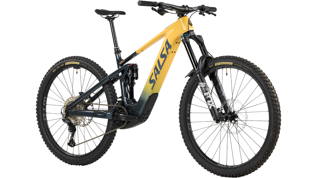Notch C GX AXS Transmission Ebike - Black / Walnut
