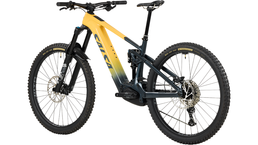 Notch C GX AXS Transmission Ebike - Black / Walnut